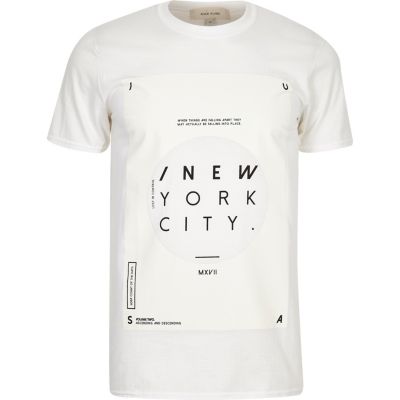 White circle print t-shirt